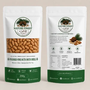 Polished Pine Nuts (With Shell)